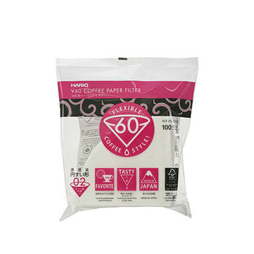 V60 White Paper Filters, Size 02 (100 ct)