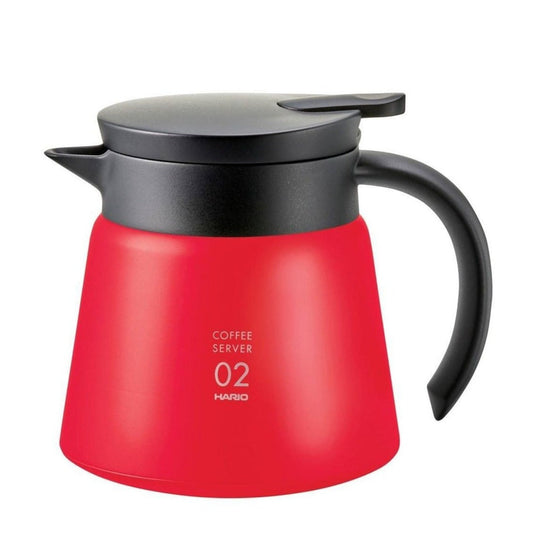 Hario V60 Vacuum Insulated Metal Server 02 - Red